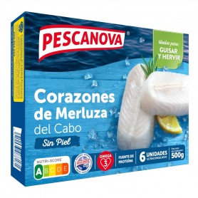 Pescanova - Corazones Filete De Merluza - 500G Pescanova - Corazones Filete De Merluza - 500G