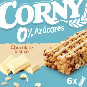 Corny - Chocolate Blanco 0% 6U - 20G Corny - Chocolate Blanco 0% 6U - 20G