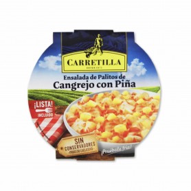 Carretilla Ensalada de Palitos de Cangrejo con Piña - 220g