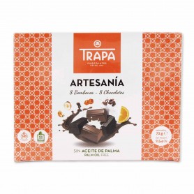 Trapa Bombones de Chocolate Artesanía - (8 Unidades) - 72g