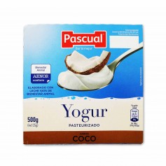 Pascual Yogur Pasteurizado Sabor Coco - (4 Unidades) - 500g