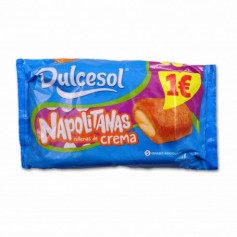 Dulcesol Napolitanas Rellenas de Crema - (5 Unidades) - 200g