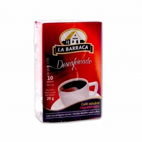 La Barraca Café Soluble Descafeinado - (10 Sobres) - 20g