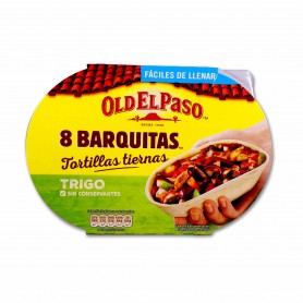 Old El Paso Barquitas Tiernas de Trigo - (8 Unidades) - 193g