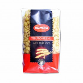 Romero Pasta Tiburones Nº 1 - 500g Romero Pasta Tiburones Nº 1 - 500g