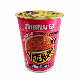 Gallina Blanca Yatekomo de Gambas Fideos Orientales - 60g Gallina Blanca Yatekomo de Gambas Fideos Orientales - 60g