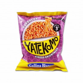 Gallina Blanca Yatekomo Barbacoa Fideos Orientales - 82g Gallina Blanca Yatekomo Barbacoa Fideos Orientales - 82g