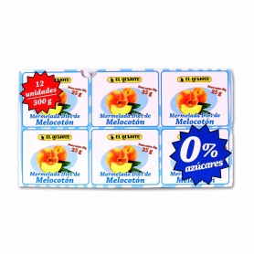 El Quijote Mermelada Diet de Melocotón - (12 Unidades) - 300g El Quijote Mermelada Diet de Melocotón - (12 Unidades) - 300g