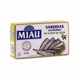 Miau Sardinillas en Aceite de Oliva - 85g Miau Sardinillas en Aceite de Oliva - 85g