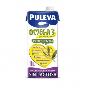 Puleva Leche Desnatada Omega 3 sin Lactosa - 1L Puleva Leche Desnatada Omega 3 sin Lactosa - 1L