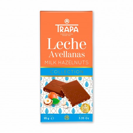 Trapa - Chocolate con Leche y Avellanas - 95g