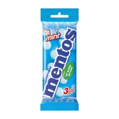 Mentos - Caramelos Sticks Menta - Pack de 3 x 38g - 114g